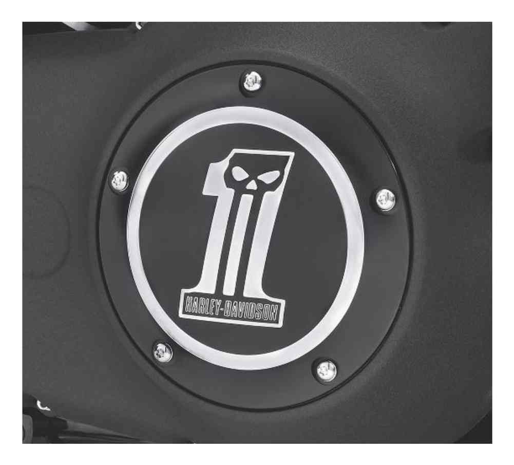 Harley-Davidson® Dark Custom #1 Skull Derby Cover, Dyna, Softail