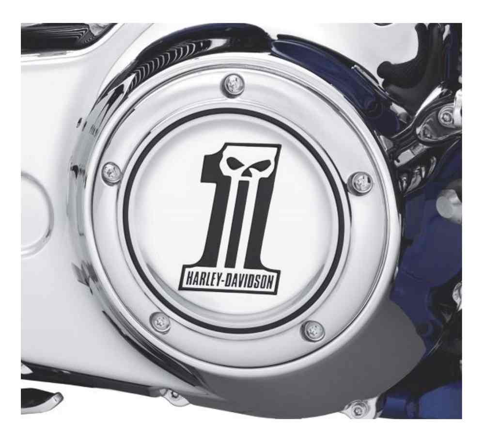 kooHarley-Davidson 装飾等　011 Harley-Davidson® Number One Skull Derby Cover, Dyna, Softail & Etc