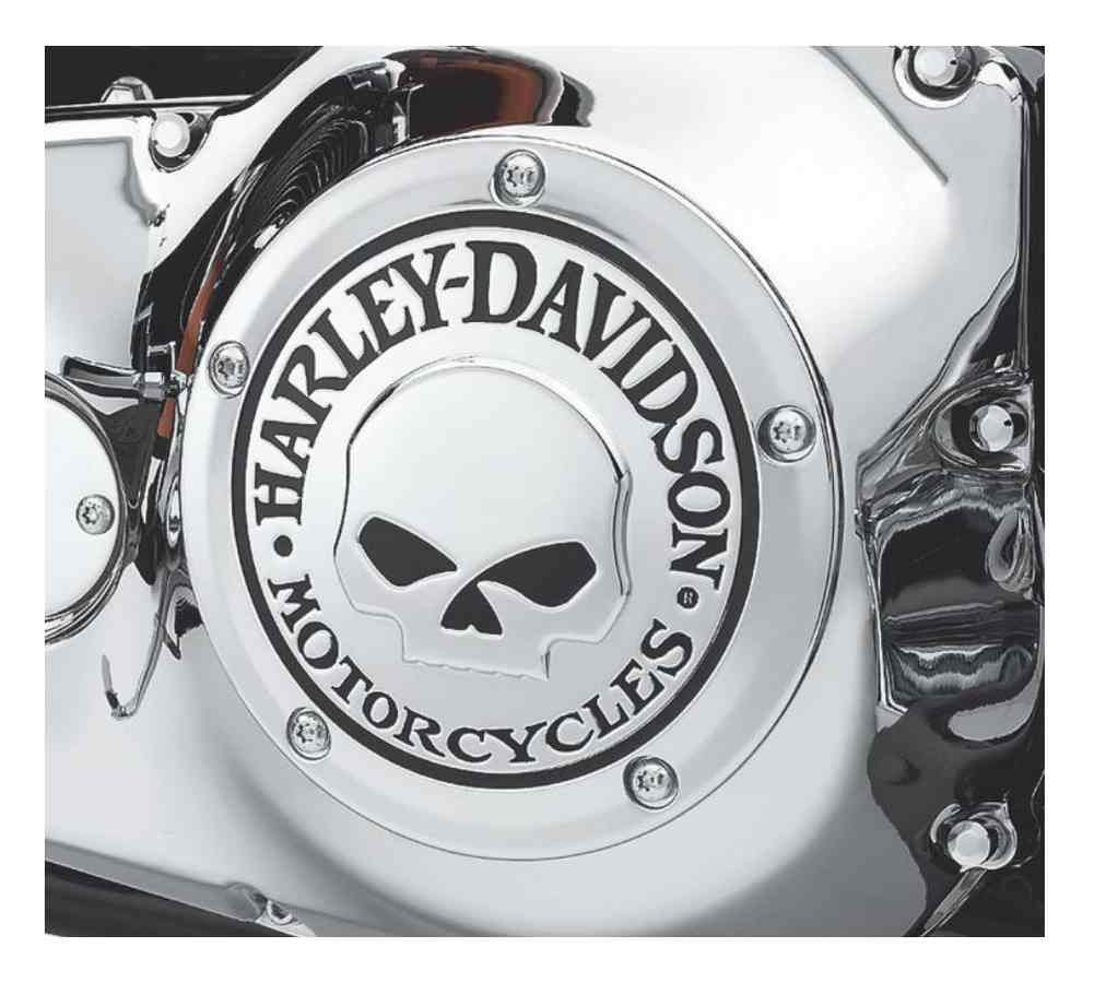 Harley-Davidson® Willie G Skull Derby Cover, Fits Dyna, Softail