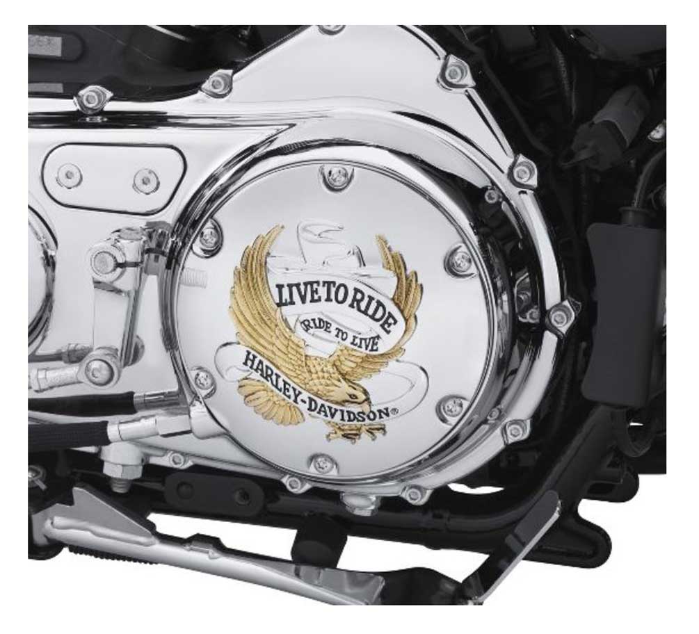Harley-Davidson Free Shipping - Harley-Davidson Live to Ride Gold Derby Cover, Fits XL & XR Models 25127-04A - Free Shipping on many products plus Orders Over $99