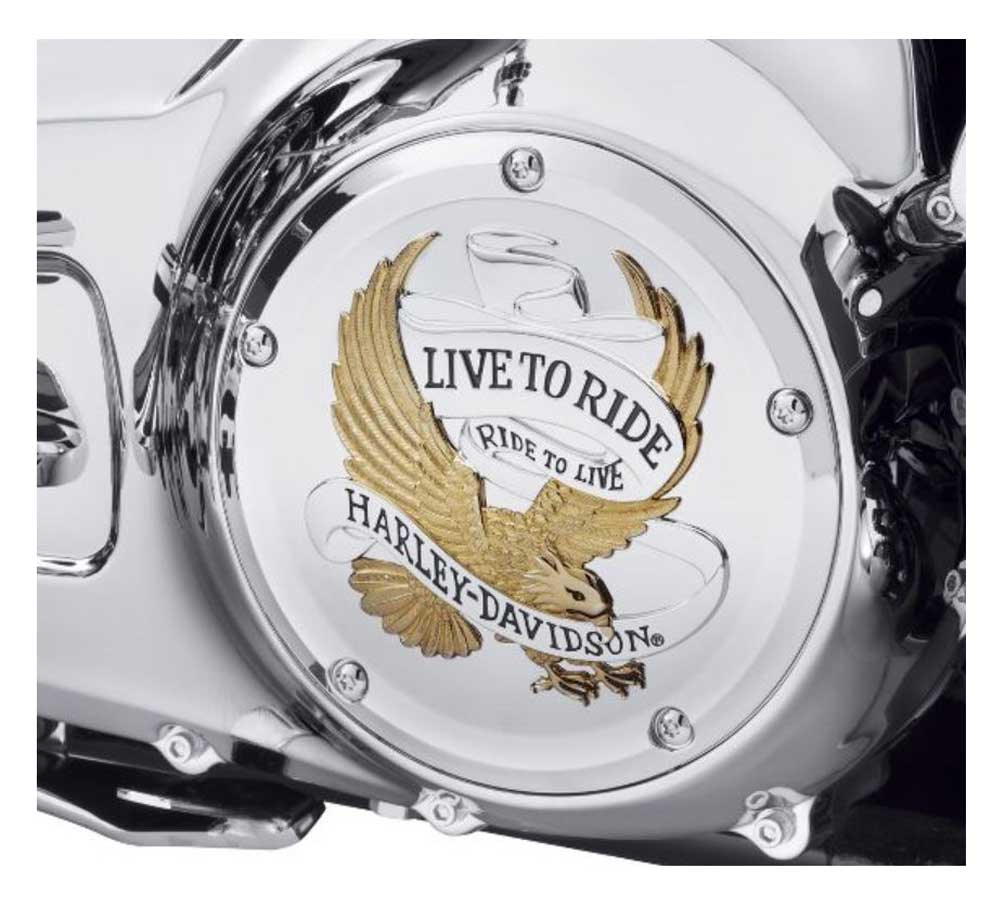 Harley-Davidson Free Shipping - Harley-Davidson Live to Ride Gold Derby Cover, Touring & Trike Models 25700472 - Free Shipping on many products plus Orders Over $99