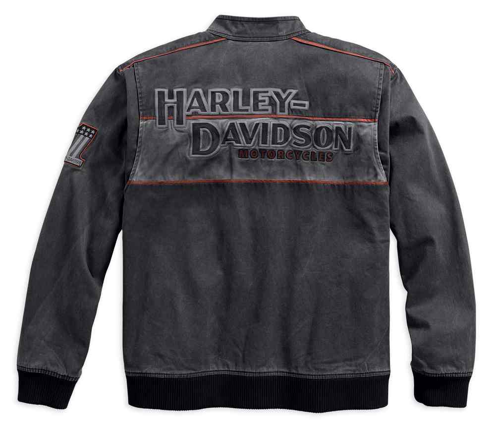 HARLEY-DAVIDSON ジャケット USサイズ/M ブラック/グレー Harley-Davidson® Men's Iron Block Colorblocked Casual Jacket
