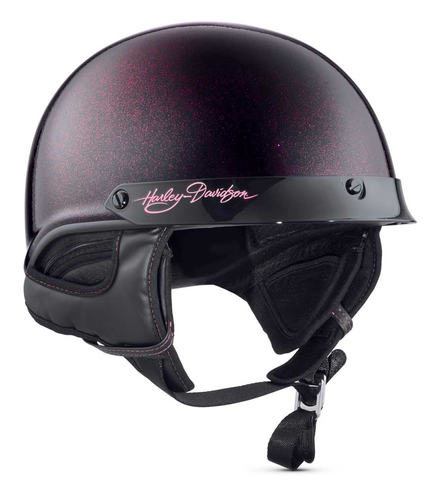 Harley-Davidson Free Shipping - Harley-Davidson Women's Pink Label Ultra-Light J02 Half Helmet, Pink 98326-17VX - Free Shipping on many products plus Orders Over $99