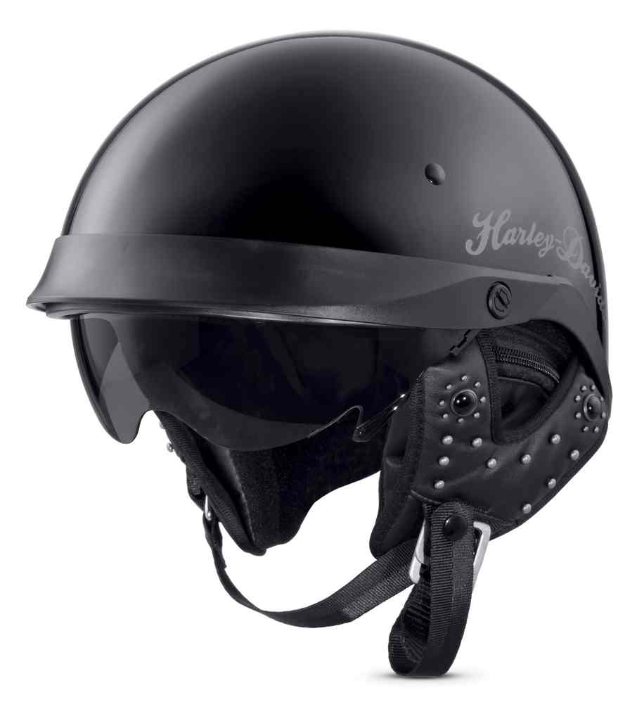 Harley-Davidson 半帽ヘルメット ブラック 楽天市場】半キャップ BMH-Shorty ホワイト マットブラック