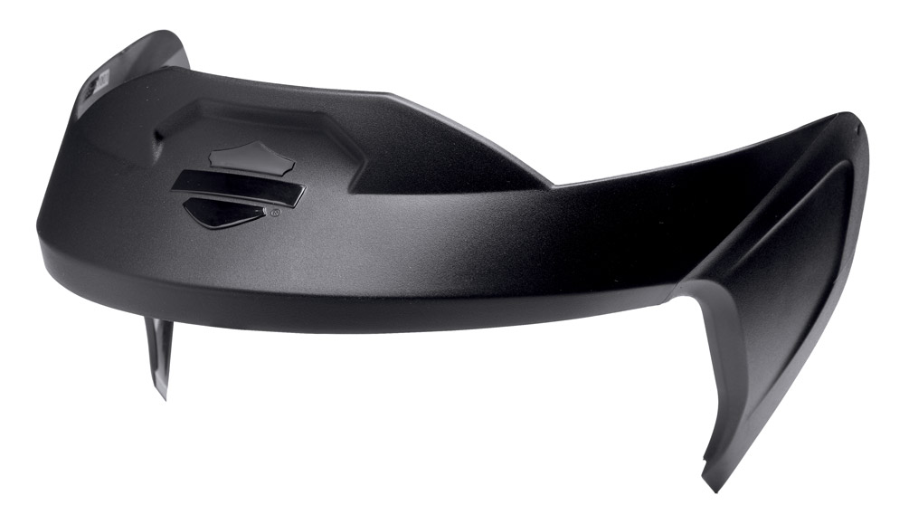 Harley-Davidson H27 Shell Replacement Bar & Shield Visor, Matte Black 98333-17VR - Wisconsin Harley-Davidson