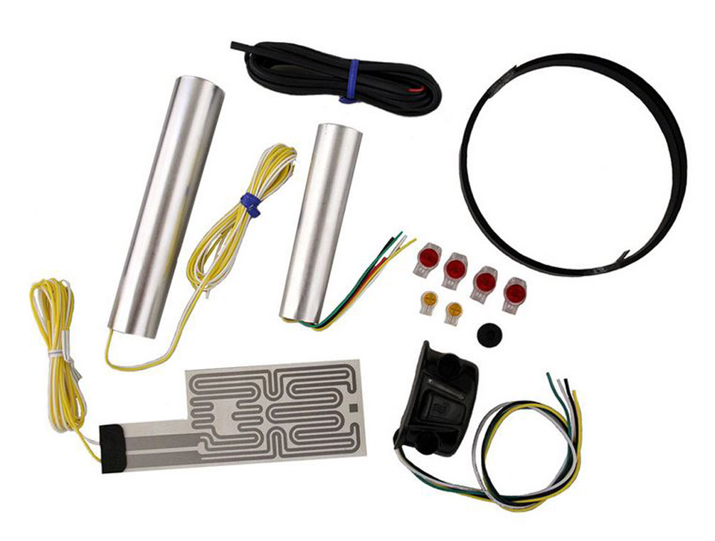 Heat Demon Motorcycle Grip Heater Kit Four-Level Controller, Black Left 211056 - Wisconsin Harley-Davidson