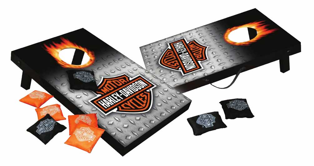Harley-Davidson Bar & Shield Mini Cornhole Bean Bag Toss, 10.5 x 16 Inches 66248 - Wisconsin Harley-Davidson