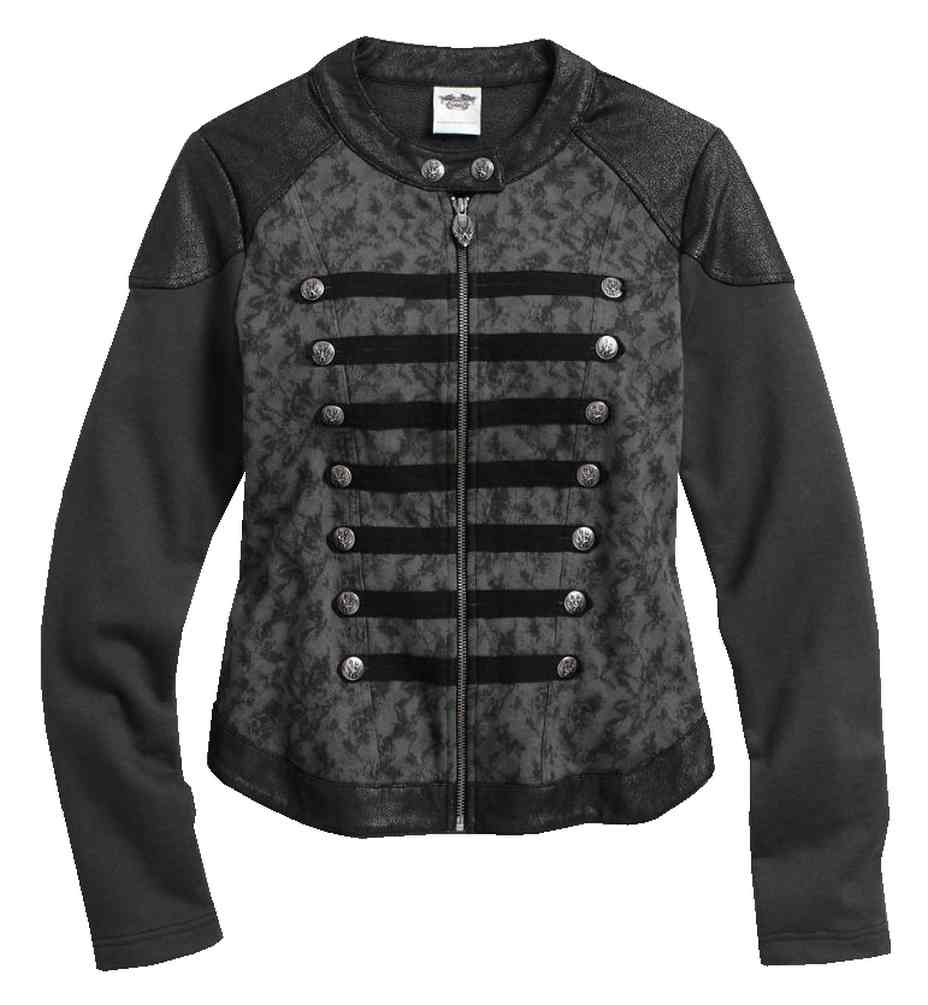 Harley-Davidson Women's Lace Print Moto-Inspired Casual Jacket 96021-17VW - Wisconsin Harley-Davidson