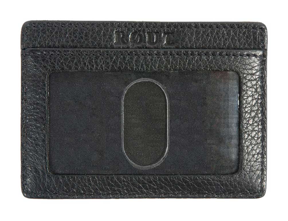 Harley-Davidson Free Shipping - ROUT Voyager Embossed Front Pocket Wallet, Full Grain Black Leather RC10597 - Free Shipping on many products plus Orders Over $99