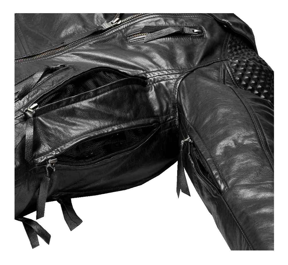 Harley-Davidson Womens Triple Vent System Mantle Leather Biker Jacket 97145-17VW - Largest Selection of Harley-Davidson Products