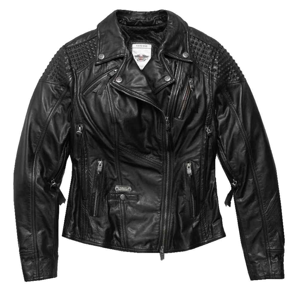 Harley-Davidson Womens Triple Vent System Mantle Leather Biker Jacket 97145-17VW - No Hassle Returns at Wisconsin Harley