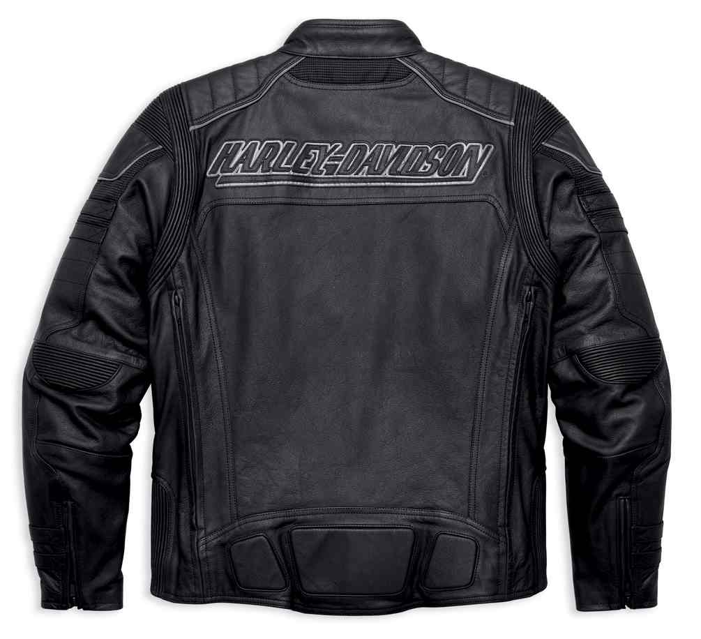 Harley-Davidson® Men's Erving Pocket System Leather Jacket, Black