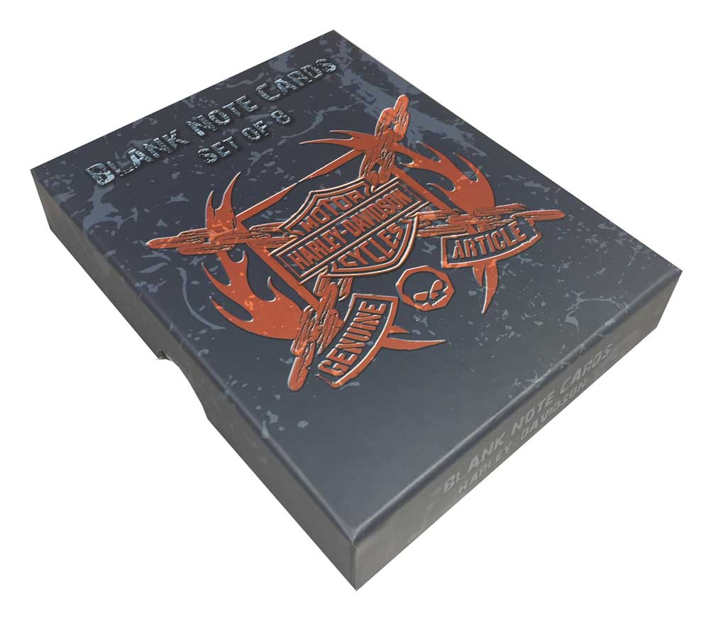 Harley-Davidson Rustic Note Stationery Card Set, Set of 8 Blank Cards 210036 - No Hassle Returns at Wisconsin Harley