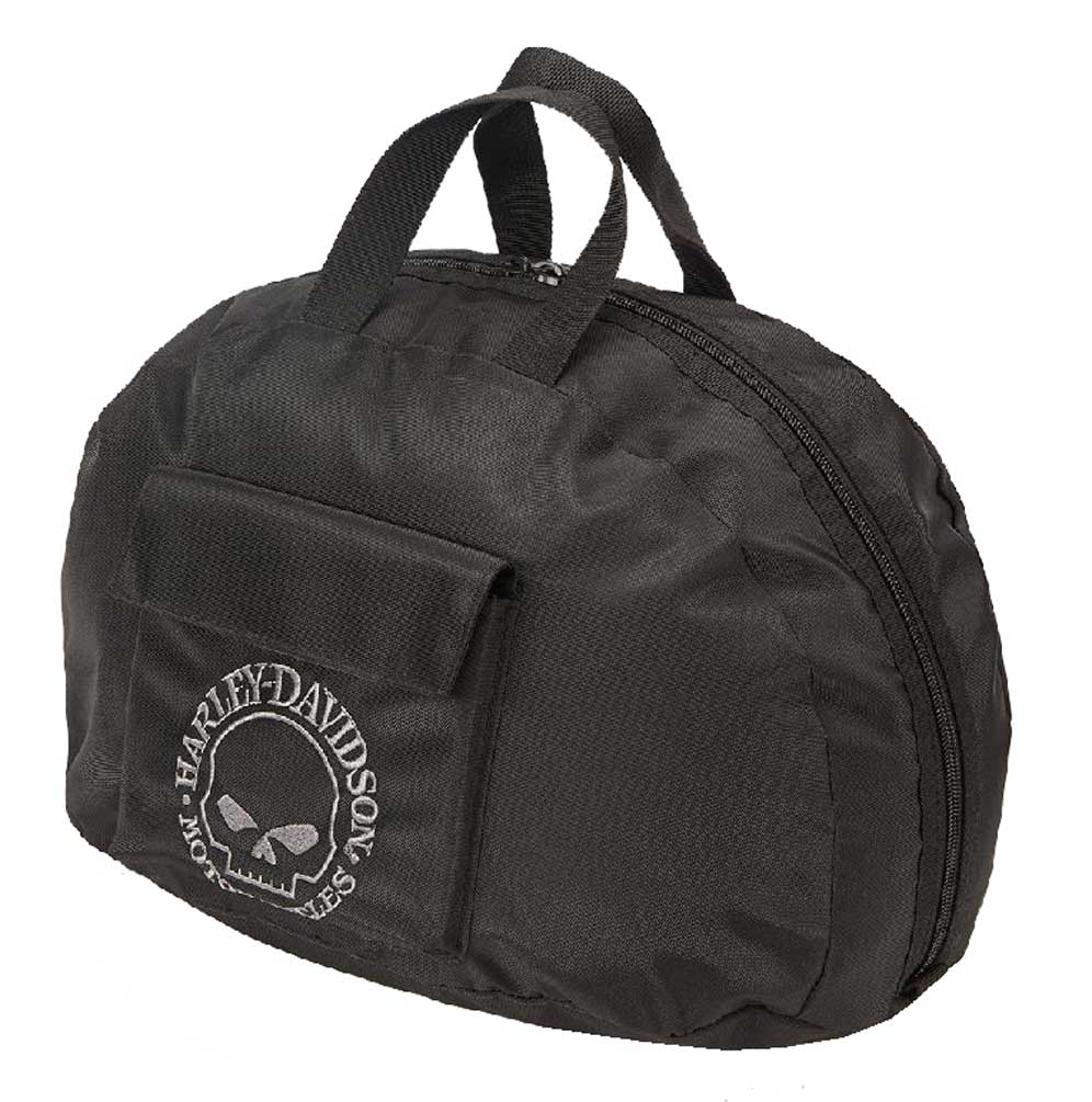 Harley Davidson ヘルメット　袋付き Harley-Davidson® Willie G Skull Half Helmet Carry Bag Water
