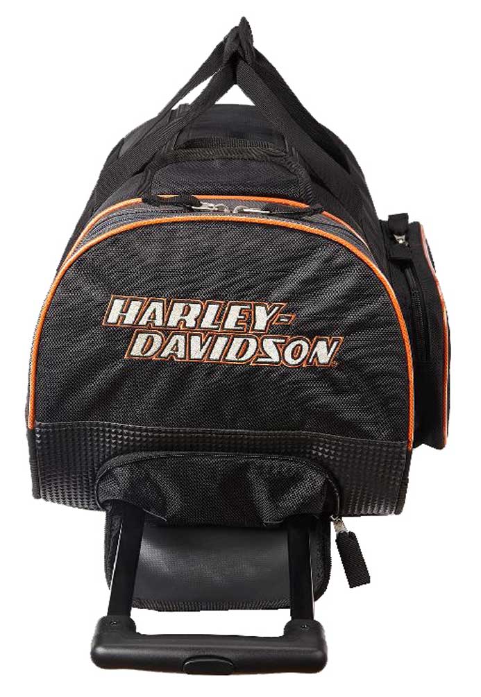 Harley-Davidson Free Shipping - Harley-Davidson Bar & Shield Logo 29" Wheeling Duffel Carry-On Bag 99412-BLACK - Free Shipping on many products plus Orders Over $99