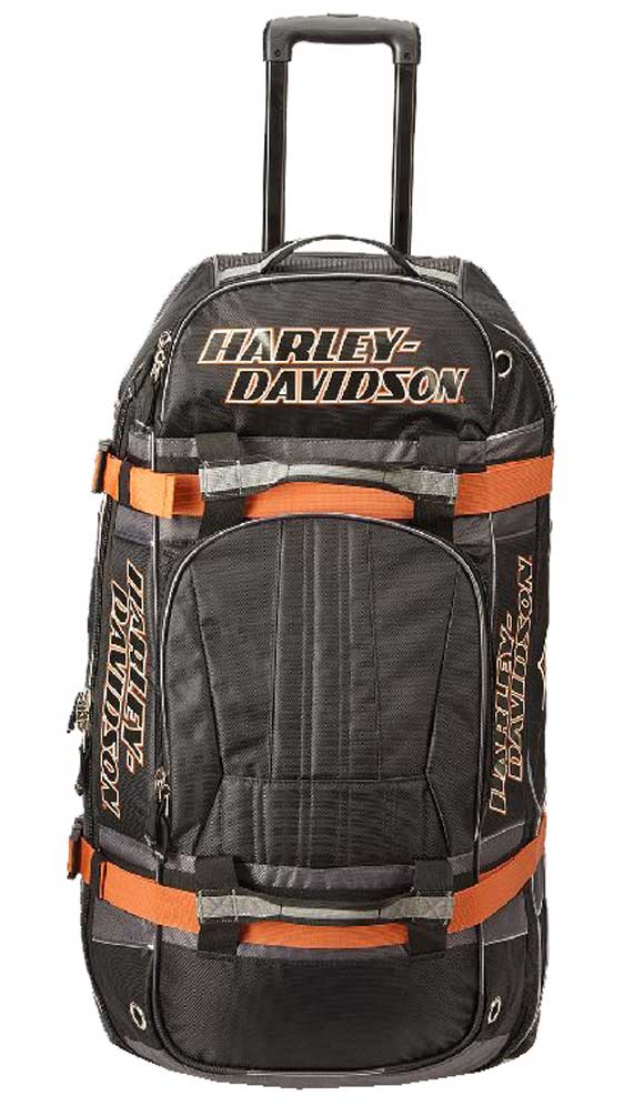Harley-Davidson Free Shipping - Harley-Davidson Bar & Shield Logo 22" Carry-On Wheeling Duffel Bag 99415-BLACK - Free Shipping on many products plus Orders Over $99