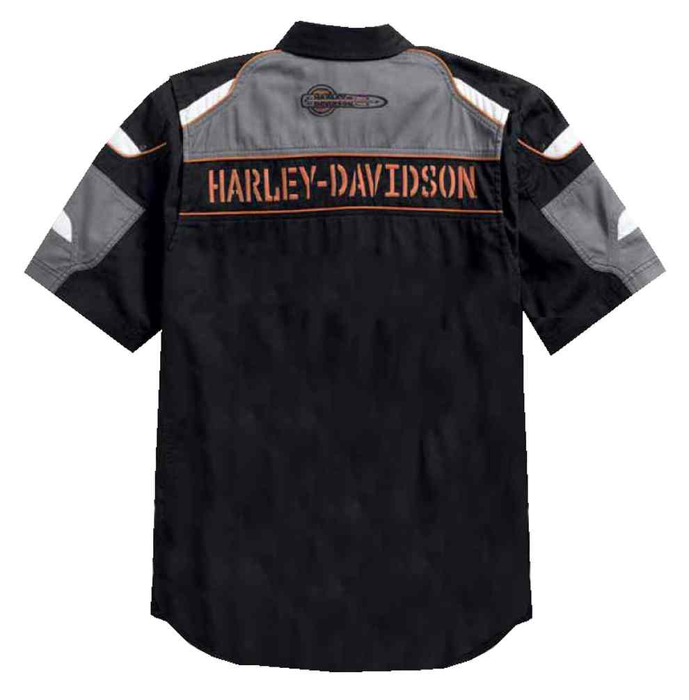 Harley-Davidson Free Shipping - Harley-Davidson Men's Performance Vented Short Sleeve Woven Shirt 96451-17VM - Free Shipping on many products plus Orders Over $99