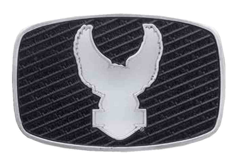 Harley-Davidson Men's Cut-Out Eagle w/ Leather Inlay Belt Buckle 97622-17VM - Wisconsin Harley-Davidson