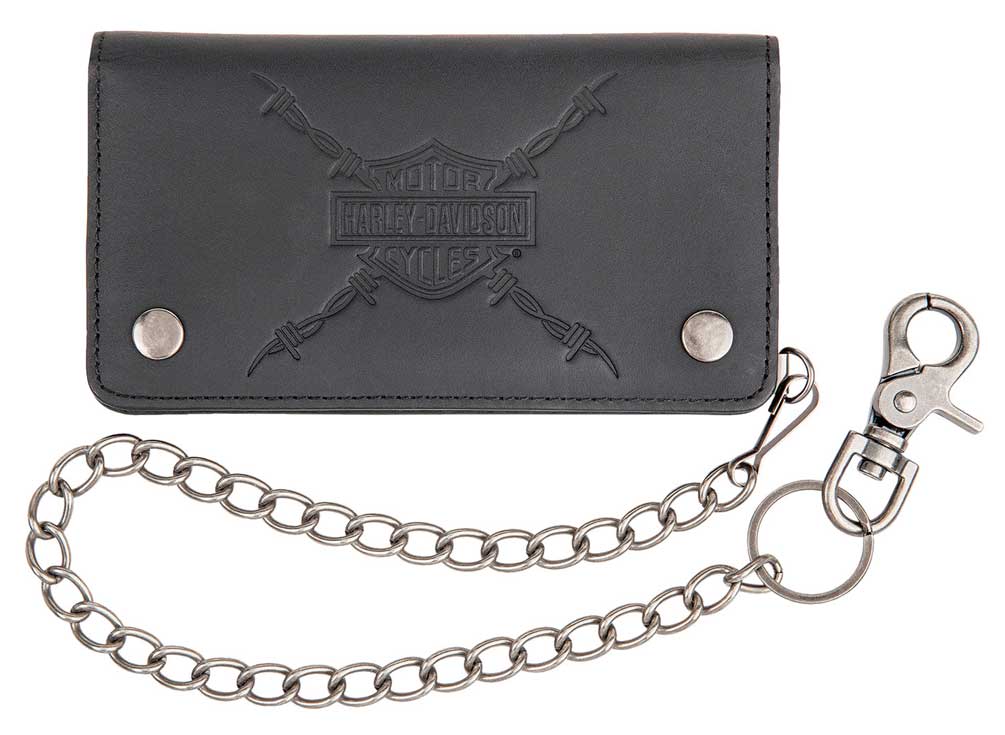 Harley-Davidson® Men's Danger Zone Genuine Leather Biker Wallet