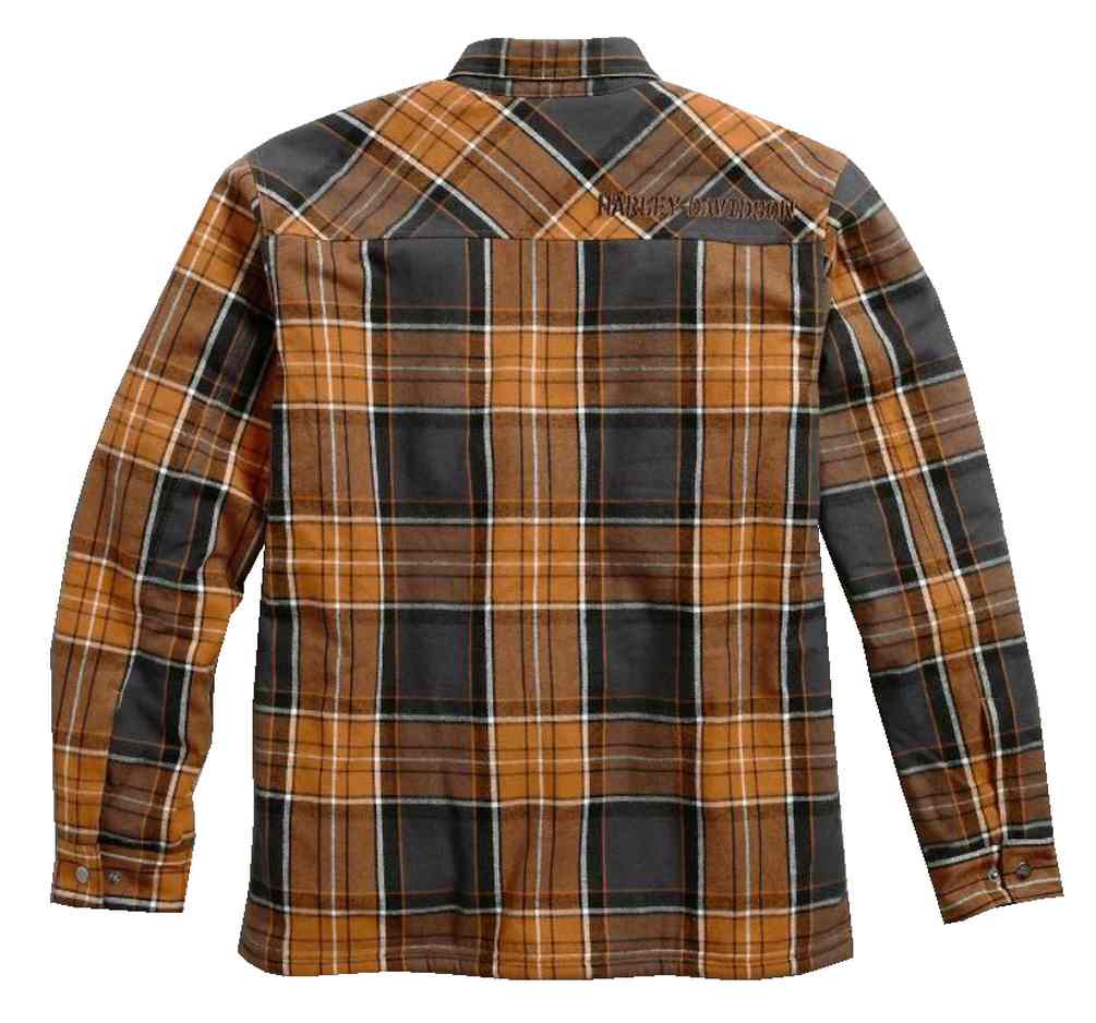 Harley-Davidson Free Shipping - Harley-Davidson Men's Sherpa Fleece Lined Plaid Shirt Casual Jacket 96453-17VM - Free Shipping on many products plus Orders Over $99