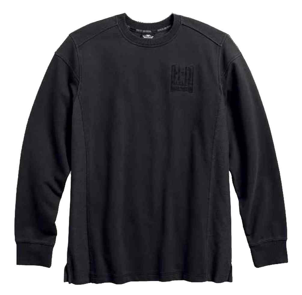 Harley-Davidson Men's Classic Embroidered Pullover Long Sleeve Shirt 96429-17VM - Wisconsin Harley-Davidson
