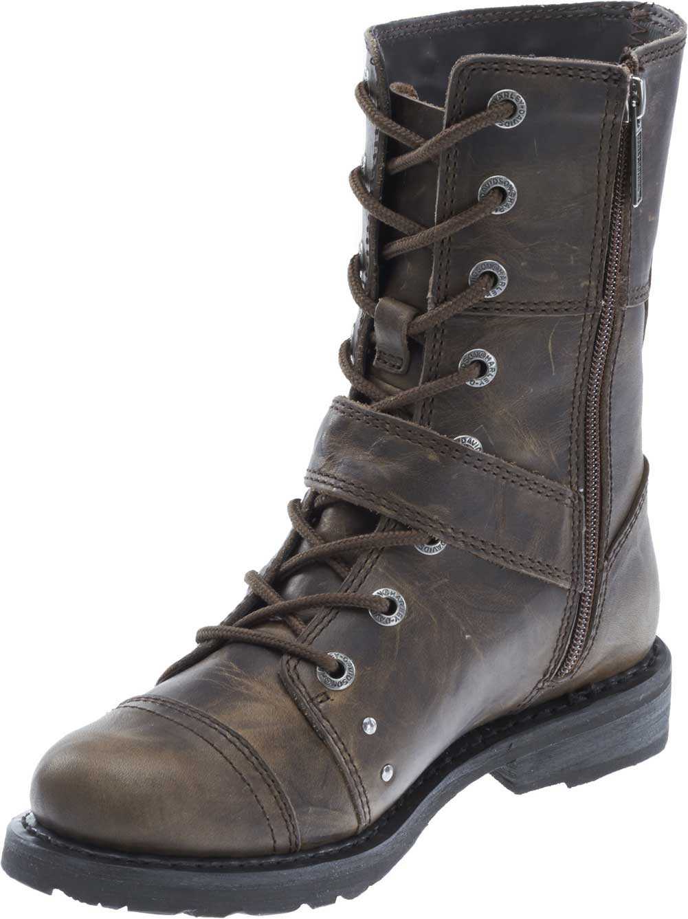 Harley-Davidson Free Shipping - Harley-Davidson Women's Monetta 7.75" Olive Motorcycle Boots D83861 - Free Shipping on many products plus Orders Over $99