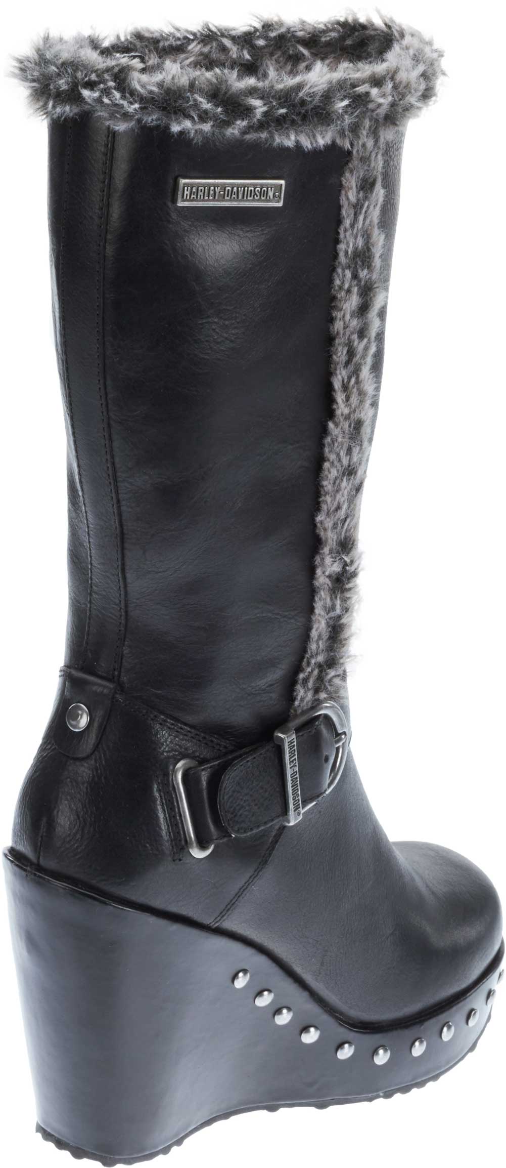 harley wedge boots