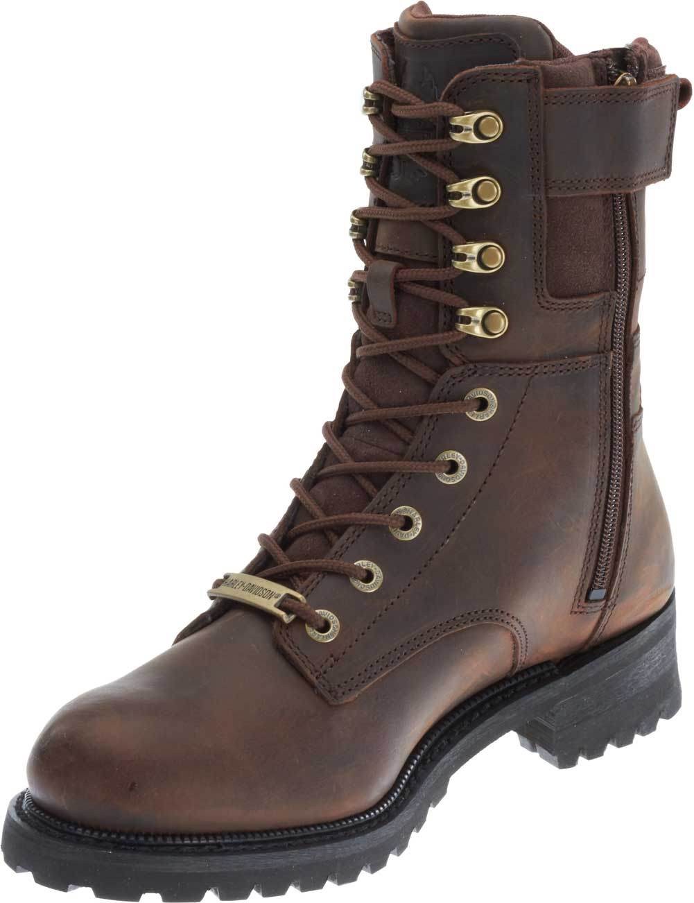 Harley-Davidson Free Shipping - Harley-Davidson Men's Elson Brown Leather Motorcycle Boots D93384 - Free Shipping on many products plus Orders Over $99
