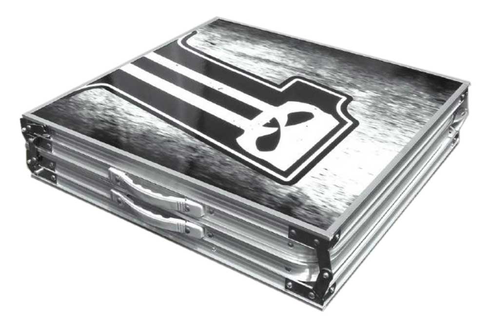 Harley-Davidson Dark Custom #1 Skull Beer Pong Table, 8ft. Aluminum 66293 - No Hassle Returns at Wisconsin Harley