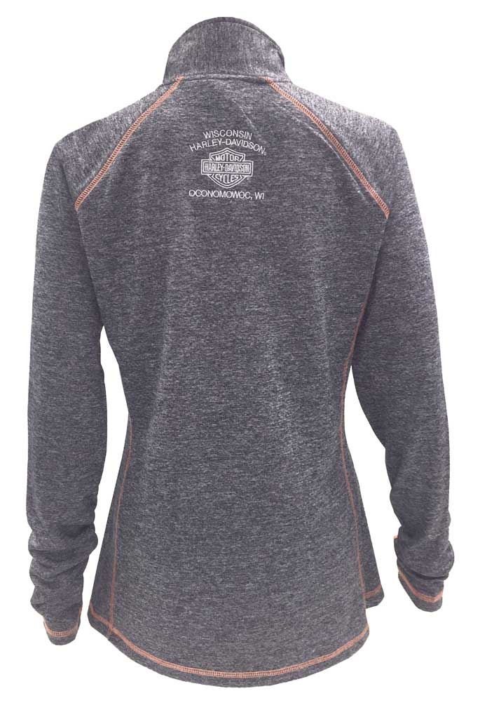 Harley-Davidson Free Shipping - Harley-Davidson Women's Performance Zip Premium Mock Neck Sweatshirt H666-HB83 - Free Shipping on many products plus Orders Over $99