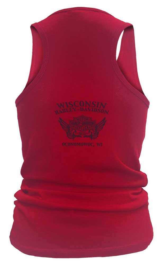 Harley-Davidson Free Shipping - Harley-Davidson Women's Dreamer Embellished H-D Sleeveless Tank Top, Red - Free Shipping on many products plus Orders Over $99