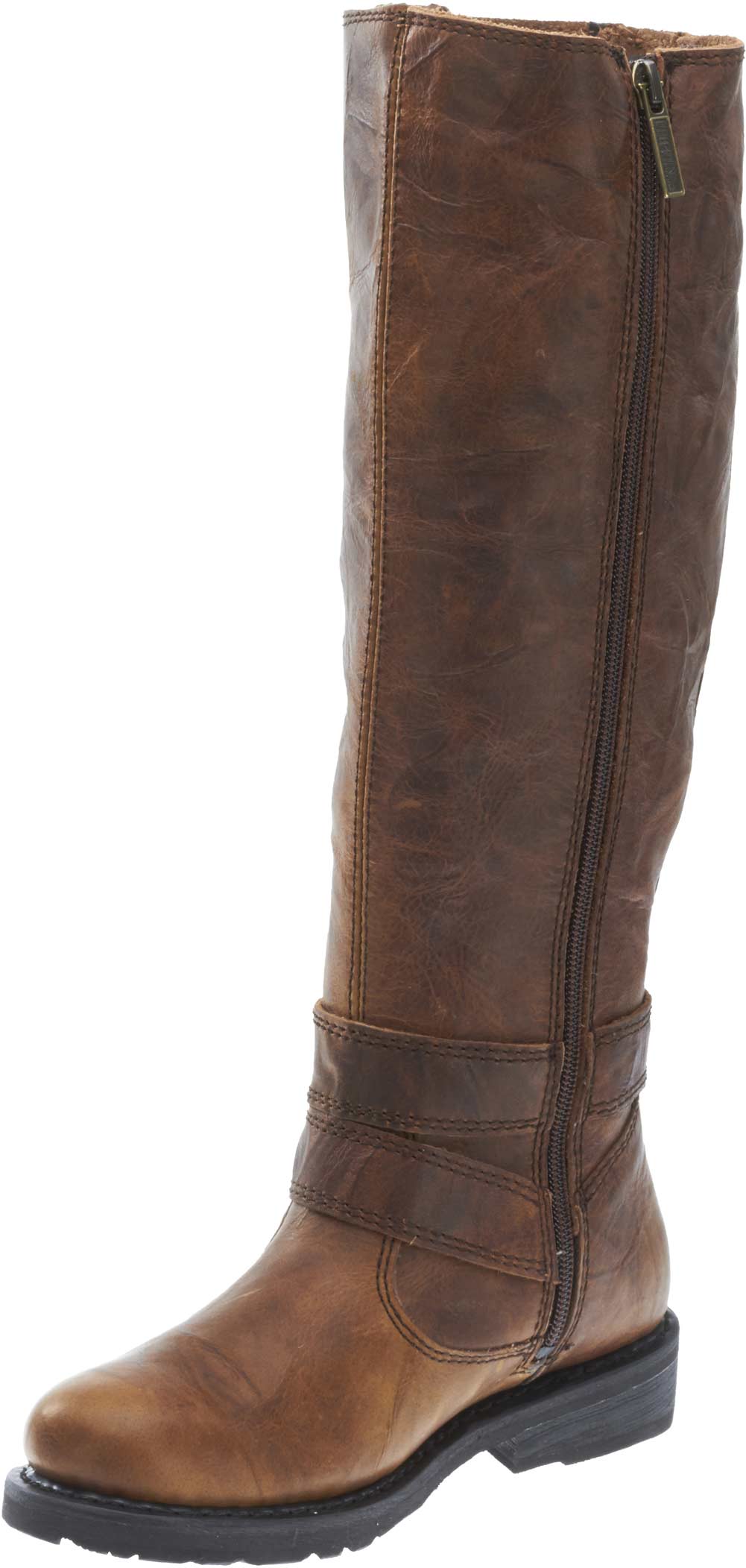 Harley-Davidson Free Shipping - Harley-Davidson Women's Sennett 15.5" Brown Motorcycle Boots D83863 - Free Shipping on many products plus Orders Over $99