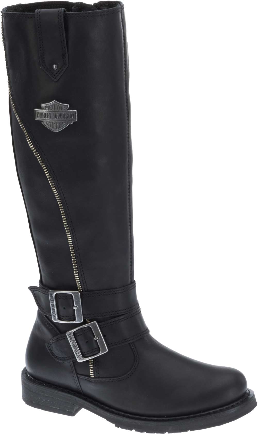 Harley-Davidson Women's Sennett 15.5" Black Motorcycle Boots D83862 - Wisconsin Harley-Davidson