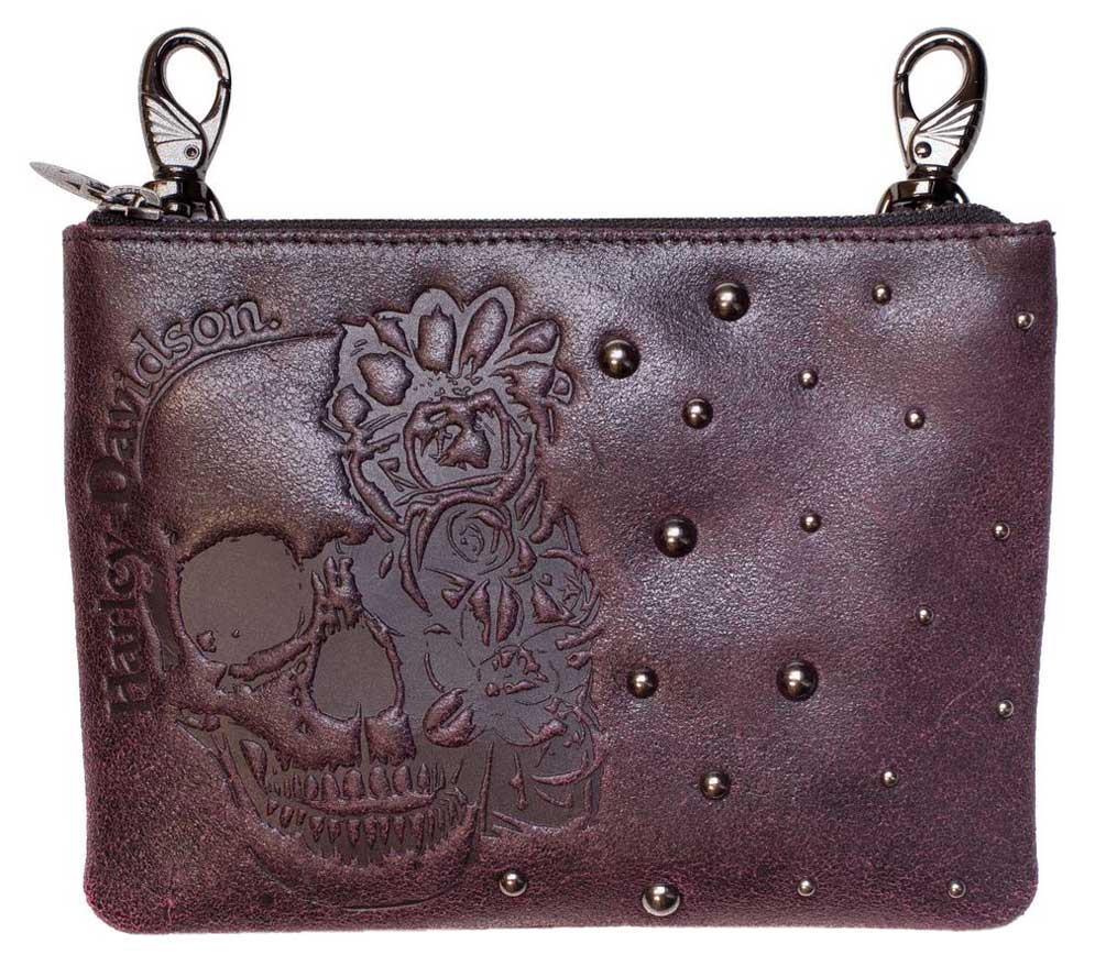 Harley Davidson Gorgeous Embossed Leather Purse