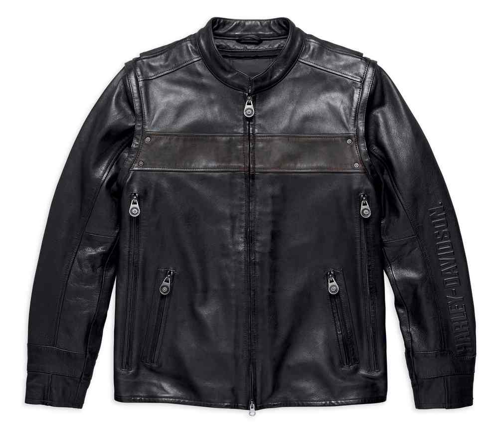 HARLEY DAVIDSONジャケット L ライナー付(97110-07VM) Harley-Davidson® Men's Limited Edition Convertible Leather Jacket