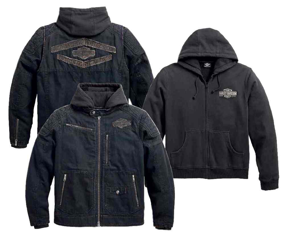 Harley-Davidson® Men's Westmont Distressed 3-IN-1 Casual Jacket