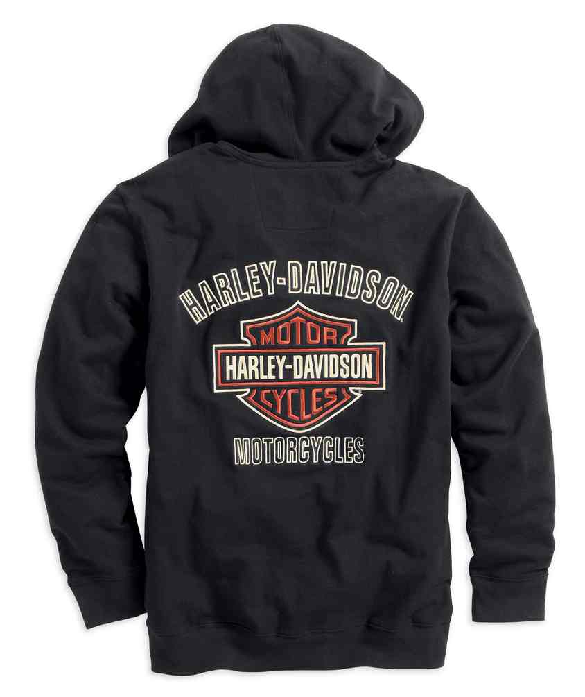Harley-Davidson® Men's Bar & Shield Zippered Hooded Sweatshirt