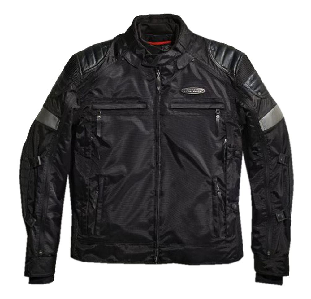 Harley-Davidson Mens FXRG Triple Vent Switchback Riding Jacket, Black 98094-15VM - Wisconsin Harley-Davidson