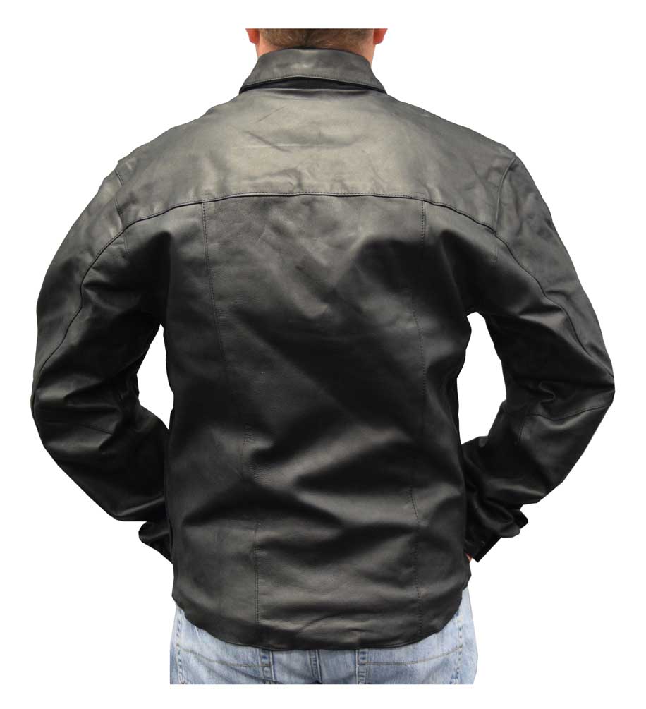 Harley-Davidson Free Shipping - Redline Men's Lightweight Lace Up Front Leather Riding Shirt, Black M-1900 - Free Shipping on many products plus Orders Over $99