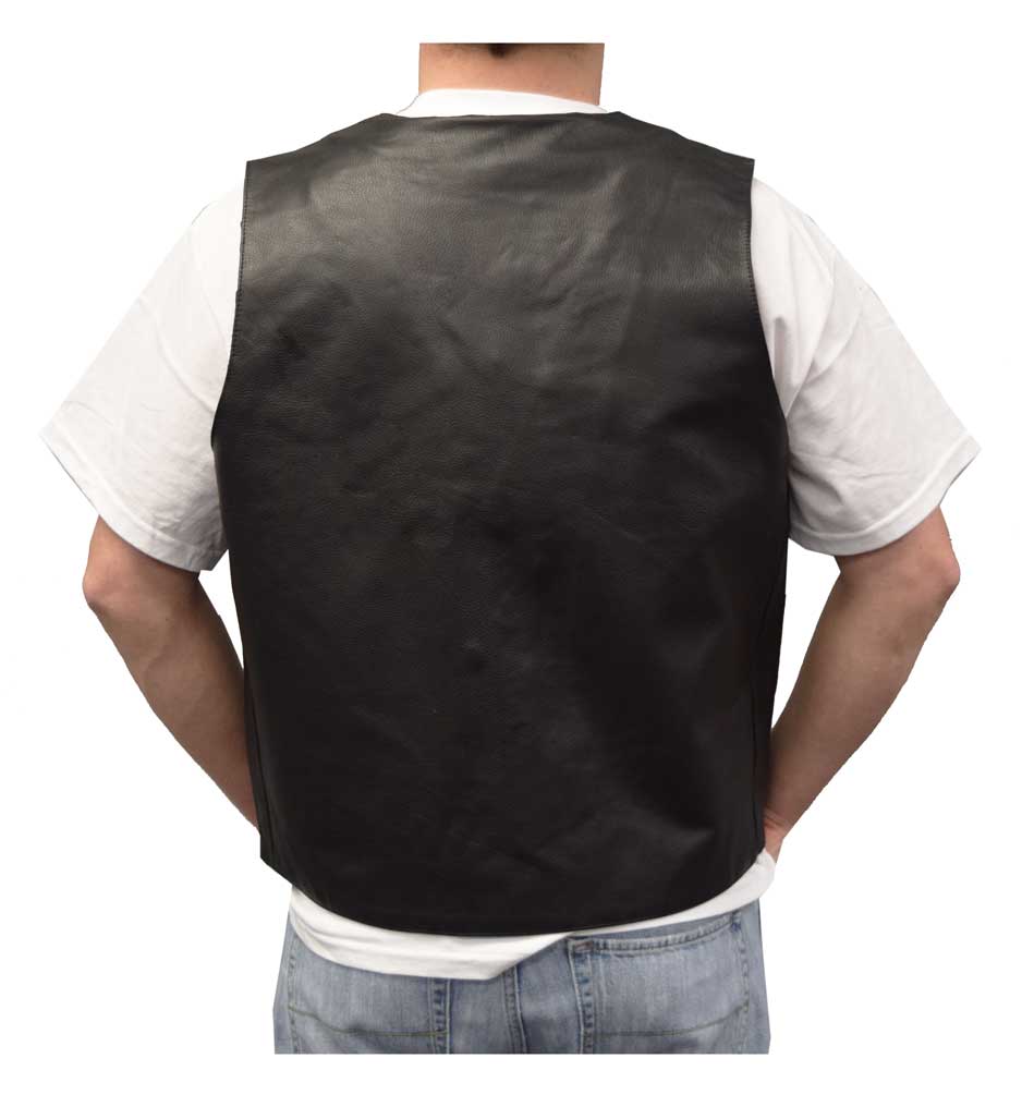 Redline Leather Men's Buffalo Leather Gun Pocket Motorcycle Riding