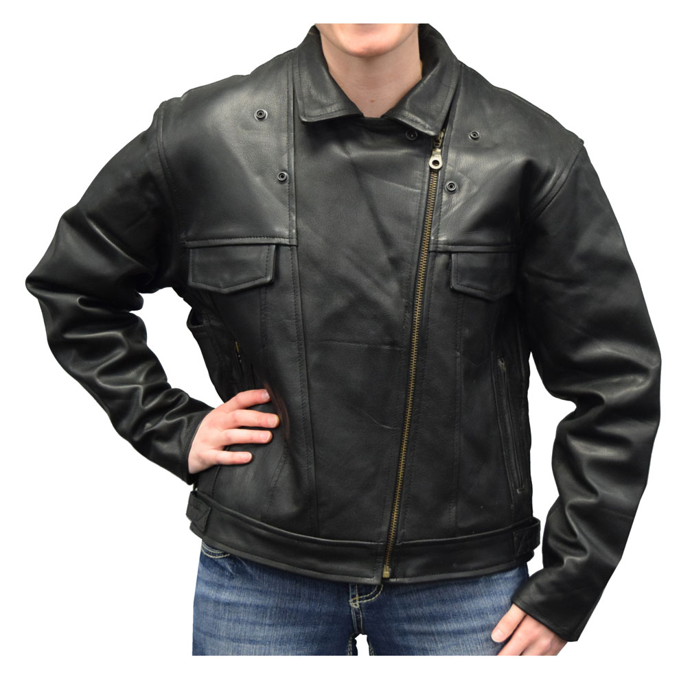 Harley-Davidson Free Shipping - Redline Women's Naked Goat Skin Leather Motorcycle Jacket, Black L-HARLEY - Free Shipping on many products plus Orders Over $99