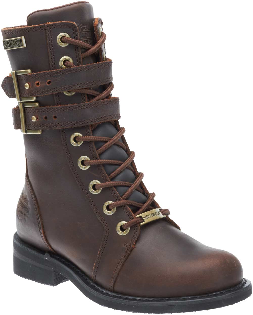 Harley-Davidson Women's Bradbrook Performance Motorcycle Boots D87122 (Brn, 5) - Wisconsin Harley-Davidson