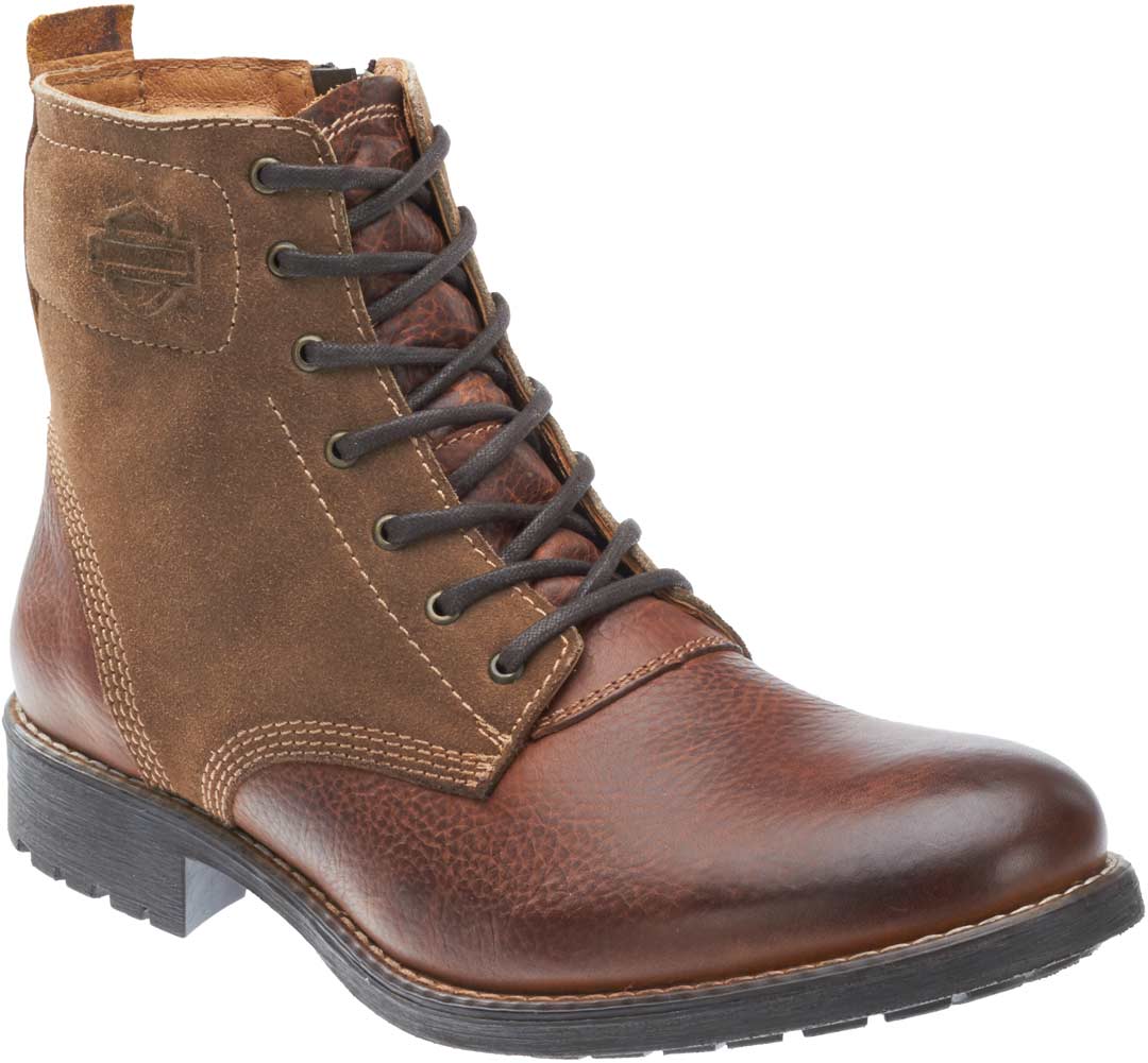 Harley-Davidson Men's Stevenson Brown "Black Label" Motorcycle Boots D99911 - Wisconsin Harley-Davidson
