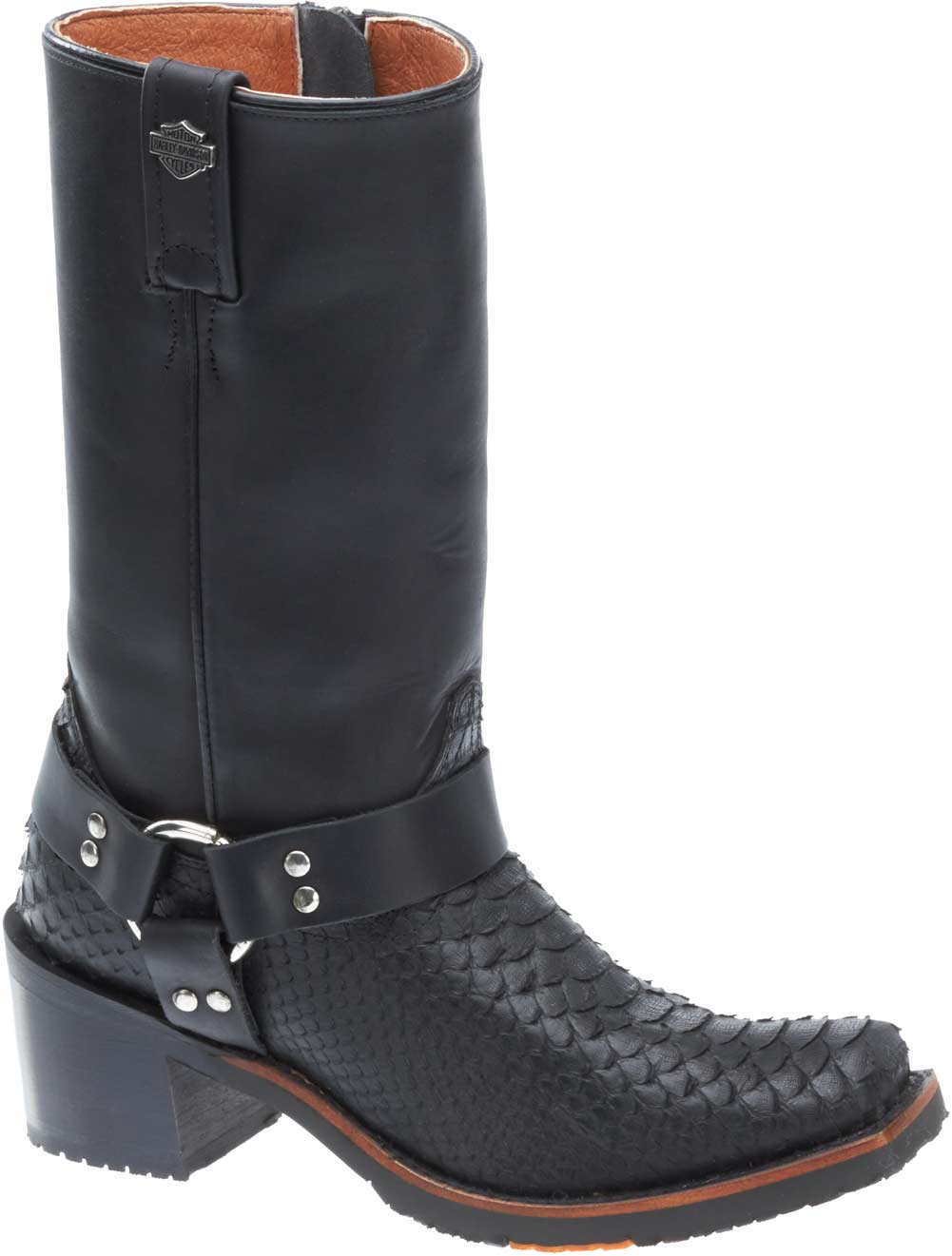 Harley-Davidson Women's Bleckley 10-Inch Black Motorcycle Boots D83940 - Wisconsin Harley-Davidson