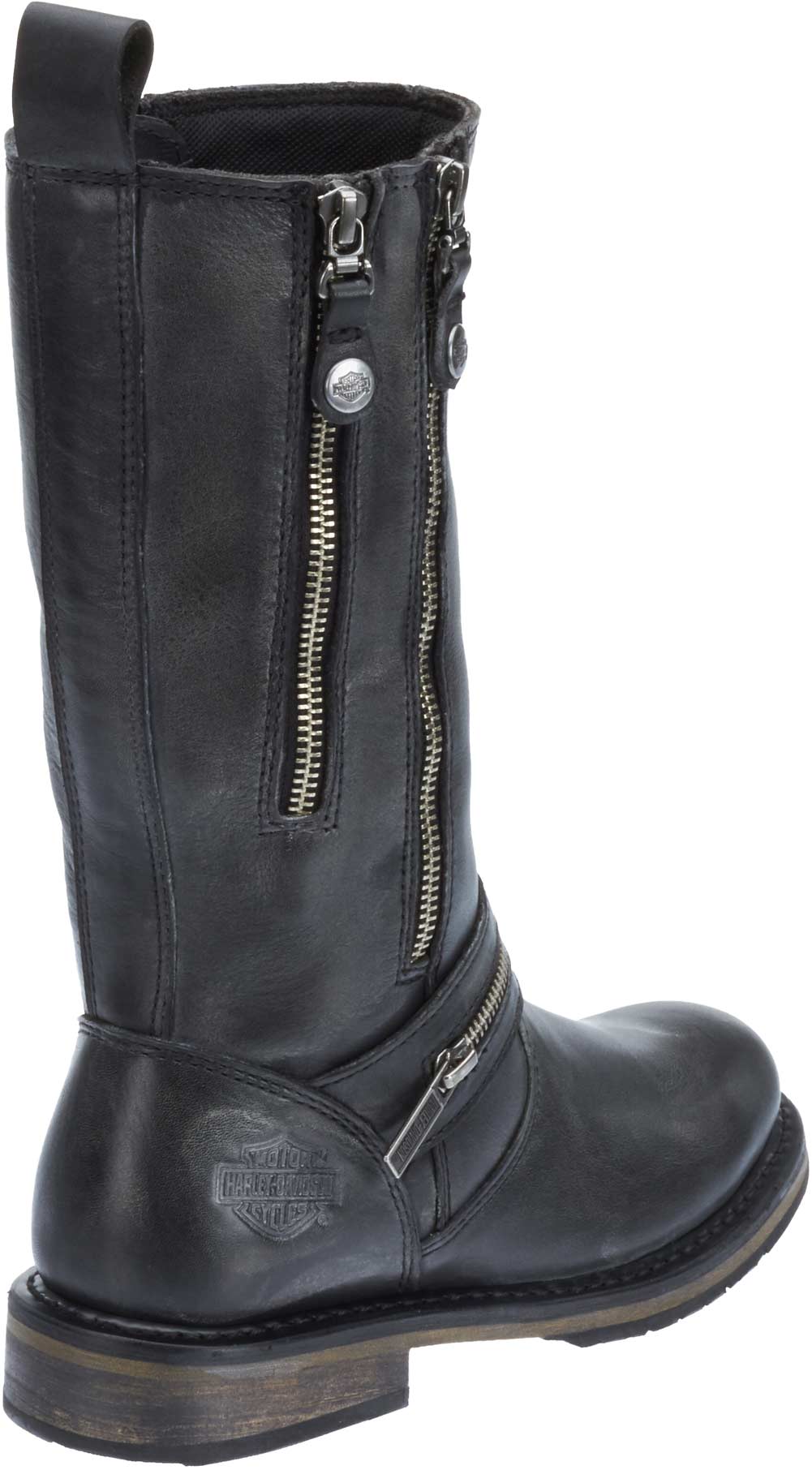 Harley-Davidson Women's Sackett 10.75-In Leather Motorcycle Boots D83949 D83900 - No Hassle Returns at Wisconsin Harley