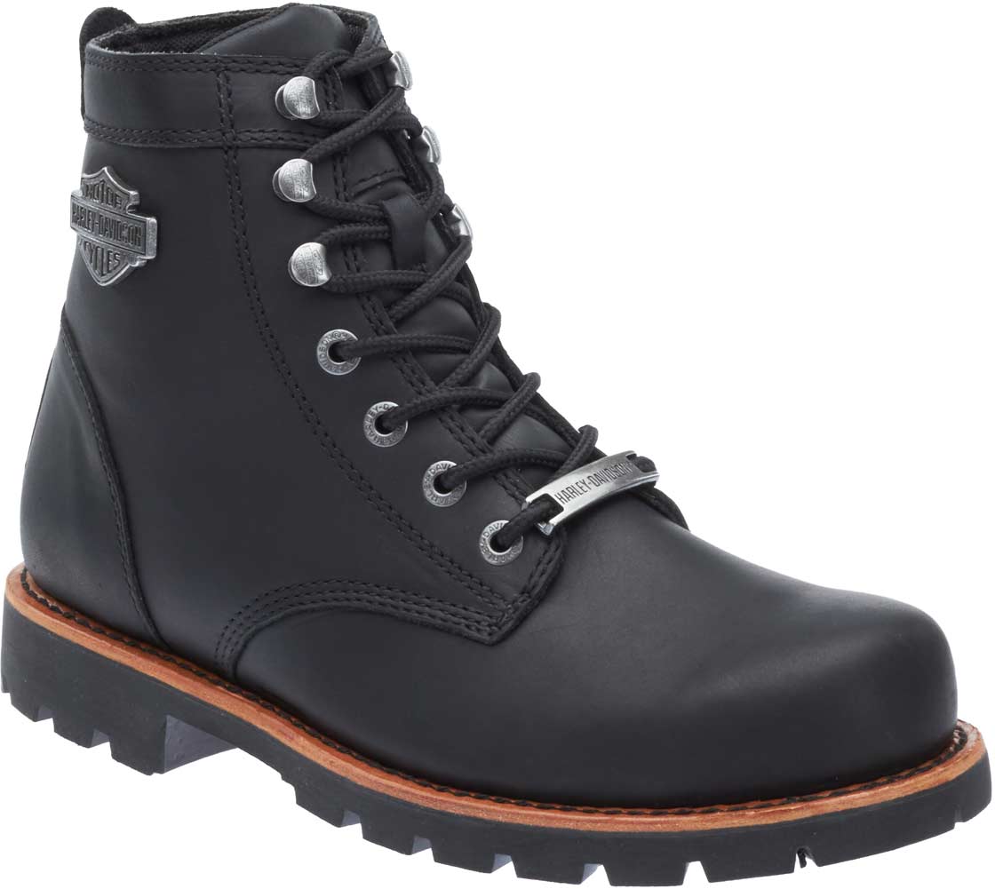 Harley-Davidson Men's Vista Ridge Black Motorcycle Boots D93423 - Wisconsin Harley-Davidson