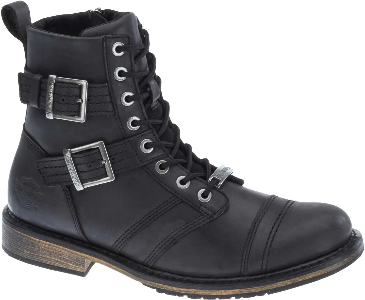 Harley-Davidson Men's Drexel Black Motorcycle Boots D93387 - Wisconsin Harley-Davidson