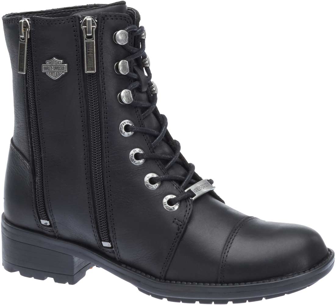 Harley-Davidson Women's Summerdale 6-In Black Motorcycle Boots D83931 - Wisconsin Harley-Davidson