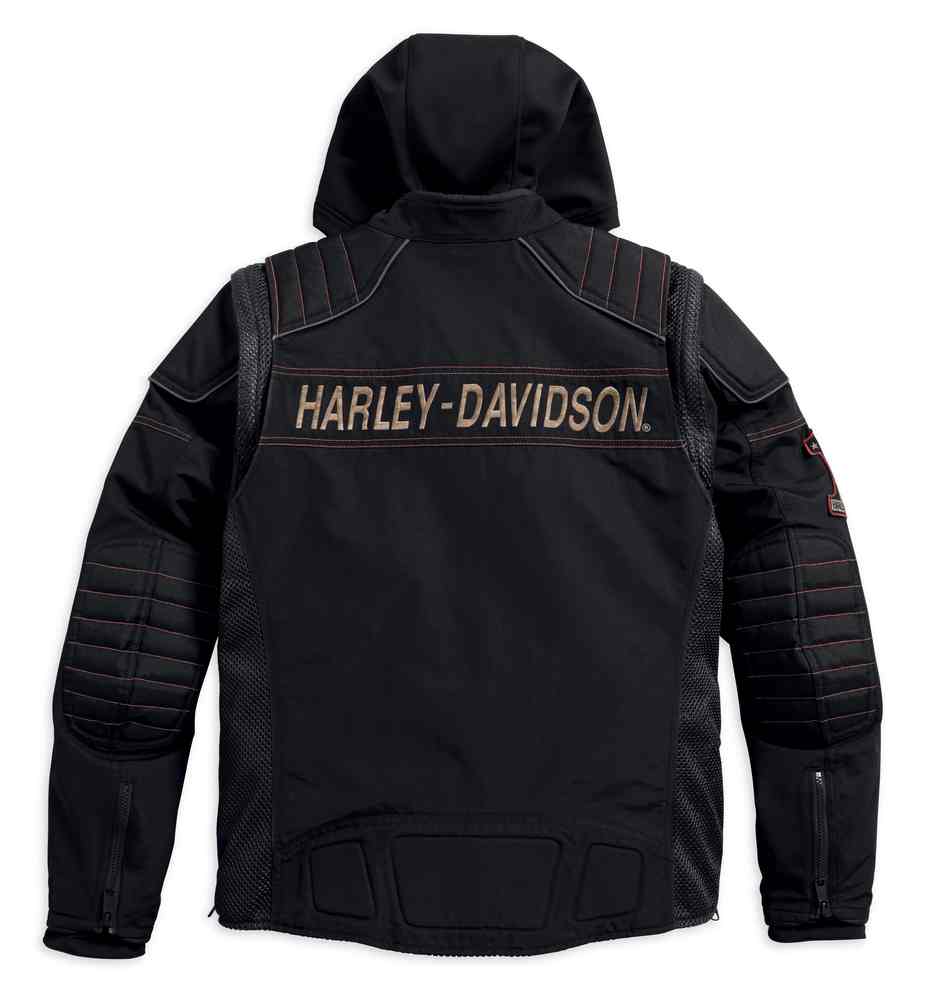 Harley-Davidson Free Shipping - Harley-Davidson Men's Sully 3-IN-1 Convertible Mesh Riding Jacket 98176-17VM - Free Shipping on many products plus Orders Over $99
