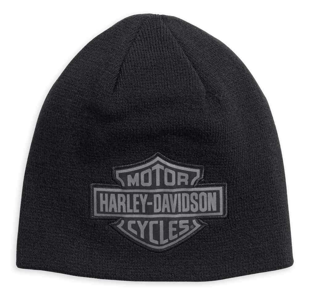 Harley-Davidson Free Shipping - Harley-Davidson Men's Reversible Logo Knit Beanie Hat, Black 99493-17VM - Free Shipping on many products plus Orders Over $99